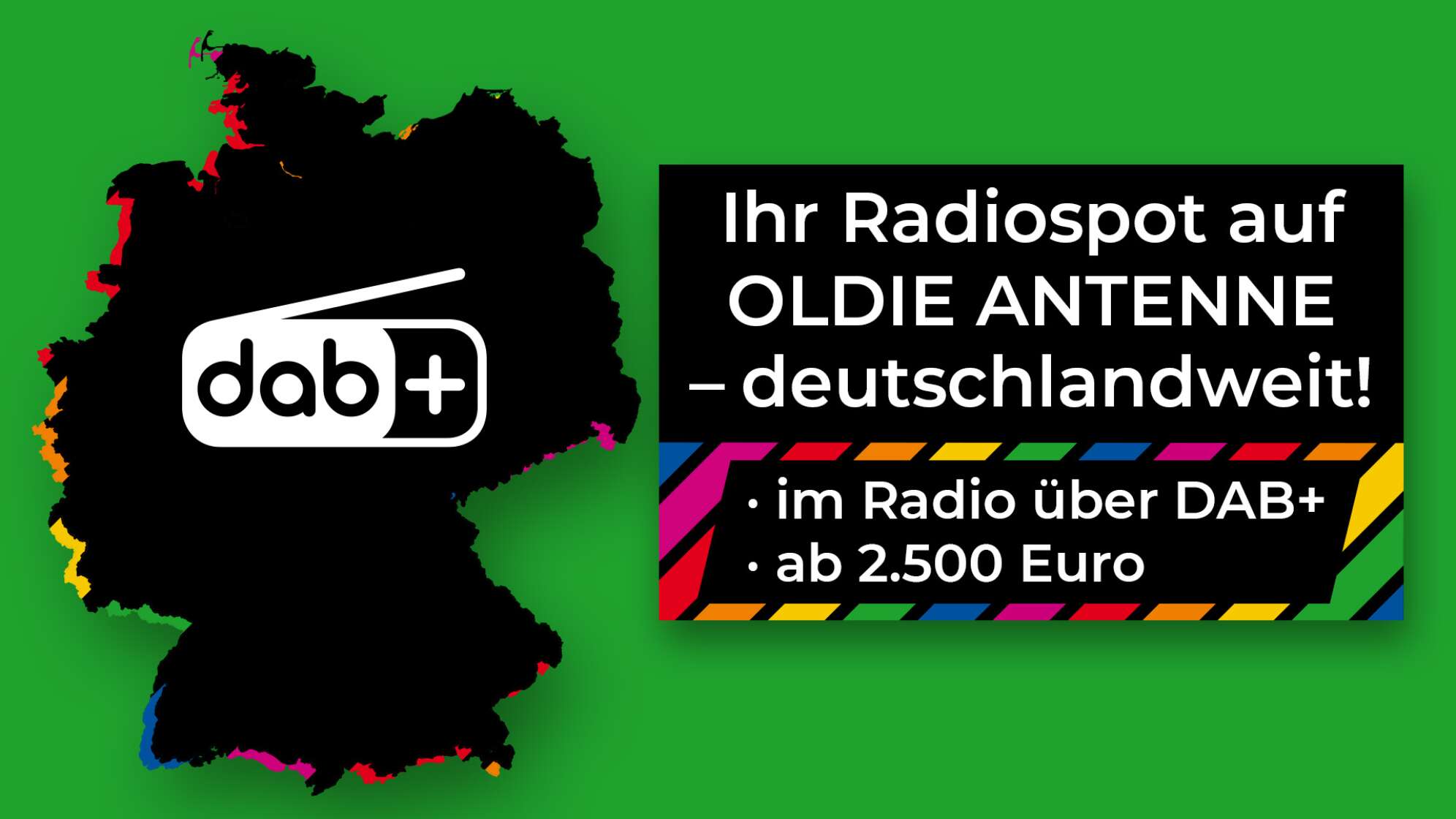 OLDIE ANTENNE Radiospot deutschlandweit ab 2500 Euro