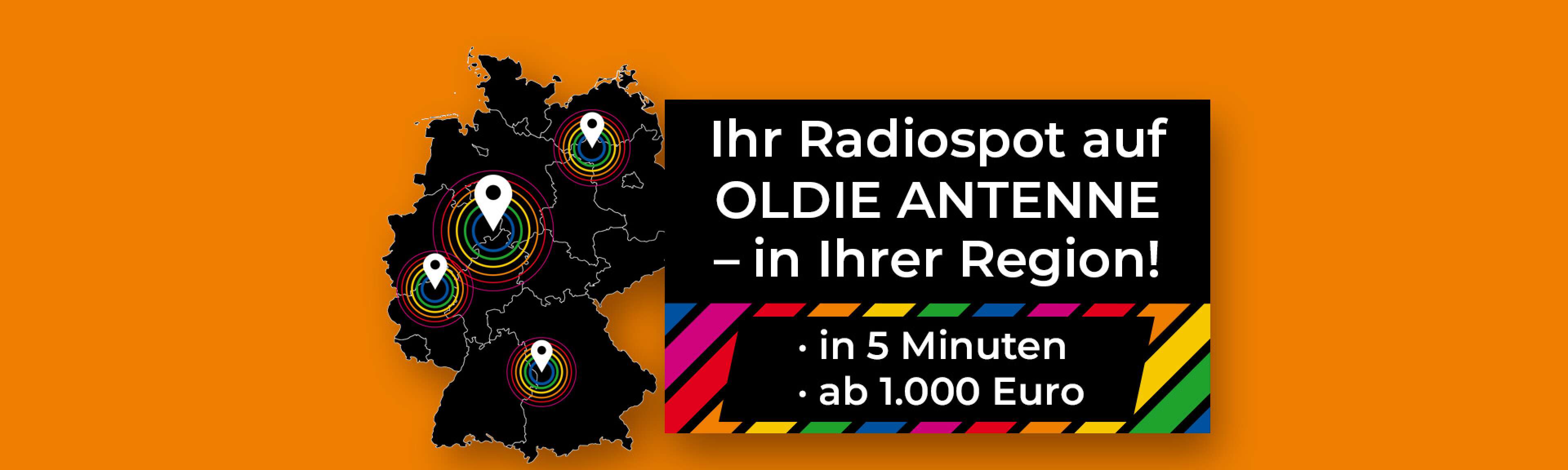 Spotcom - Radiowerbung bei Oldie Antenne in deiner Region