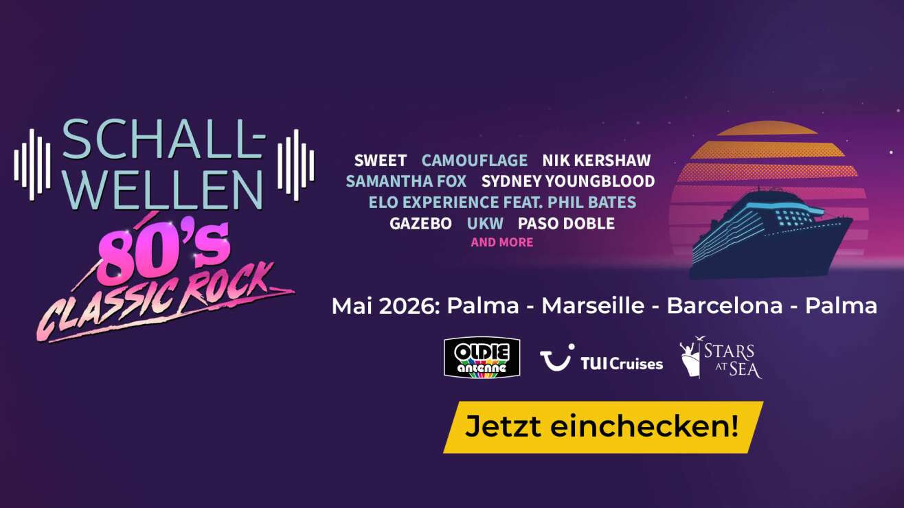 OLDIE ANTENNE präsentiert: Schallwellen – 80’s Classic Rock