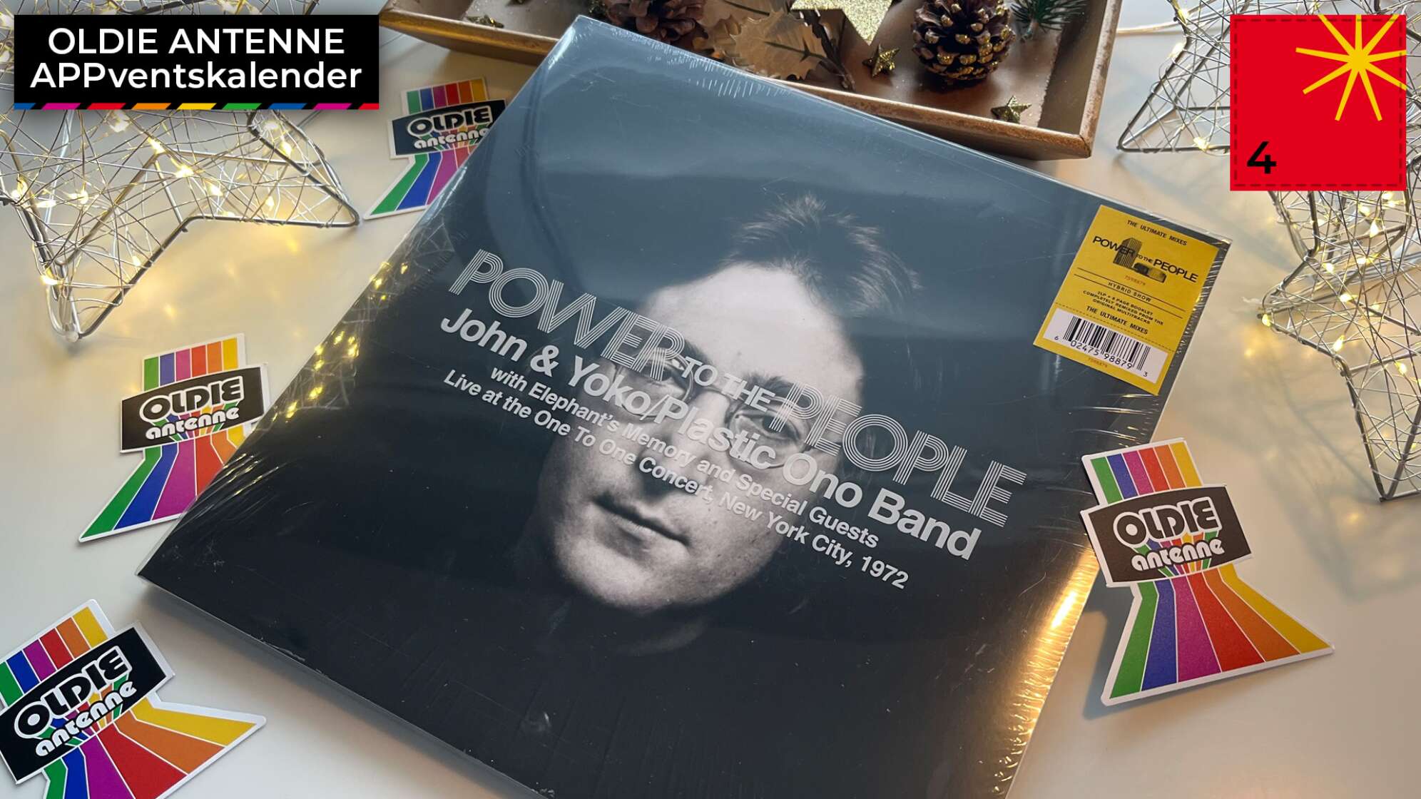 OLDIE ANTENNE APPventskalender Türchen 4 John Lennon & Yoko Ono