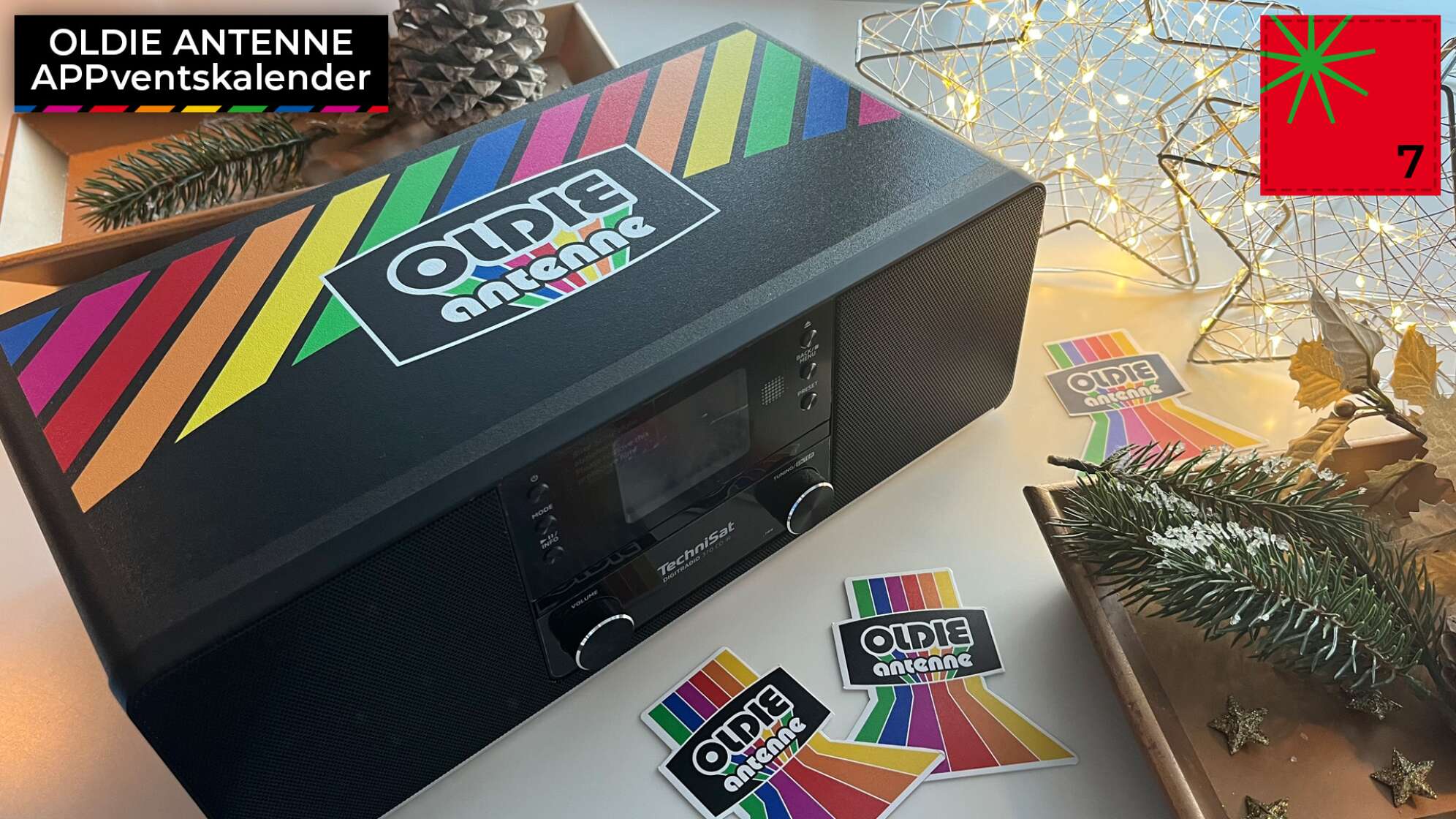OLDIE ANTENNE APPventskalender Türchen 7 OLDIE ANTENNE Retro Radio
