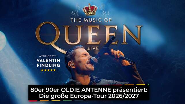 80er 90er OLDIE ANTENNE präsentiert: The Music Of Queen Live