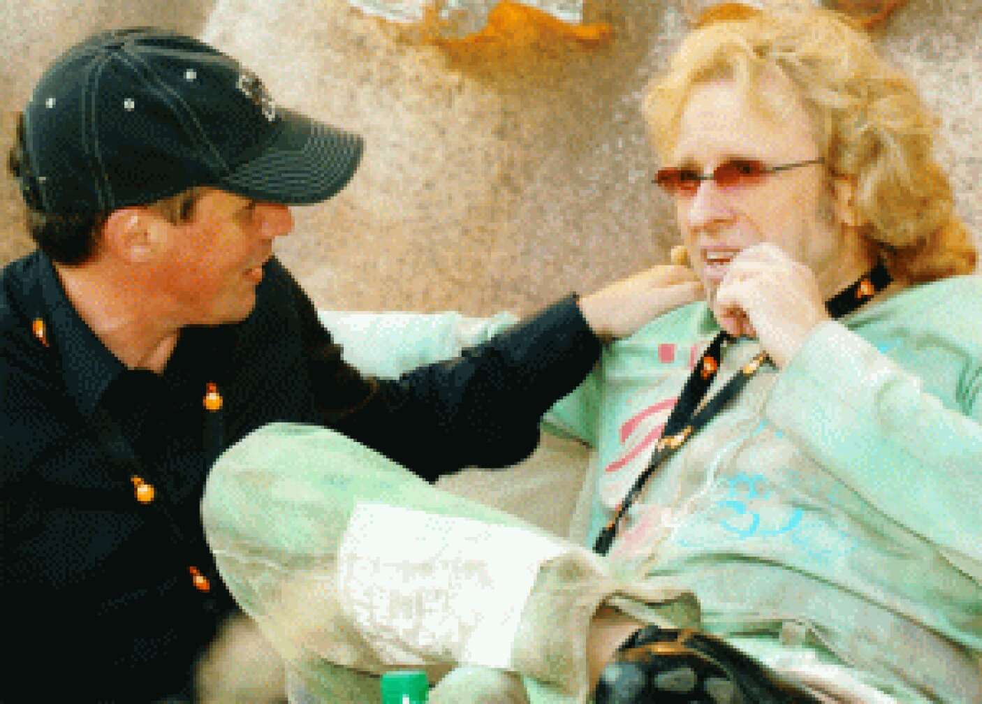 Viktor Worms mit Thomas Gottschalk