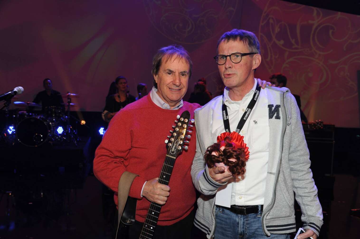 Viktor Worms mit Chris De Burgh