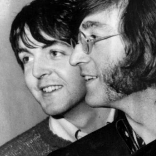 Paul McCartney 1968 mit John Lennon
