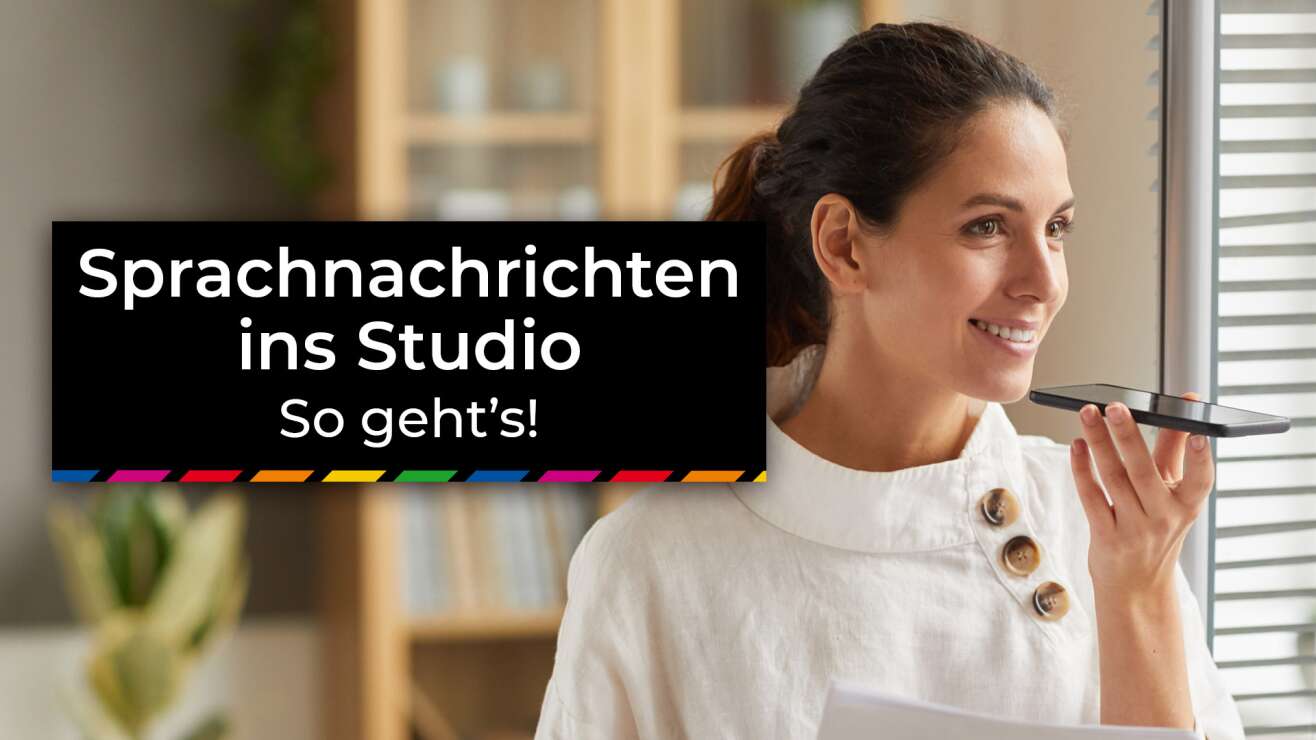 Wie kann ich eine Sprachnachricht ins OLDIE ANTENNE Studio schicken?